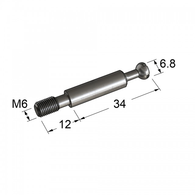 CONNECTING BOLT / M6 B34 L12
